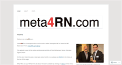Desktop Screenshot of meta4rn.com
